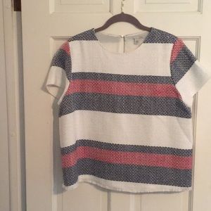 Halogen striped top